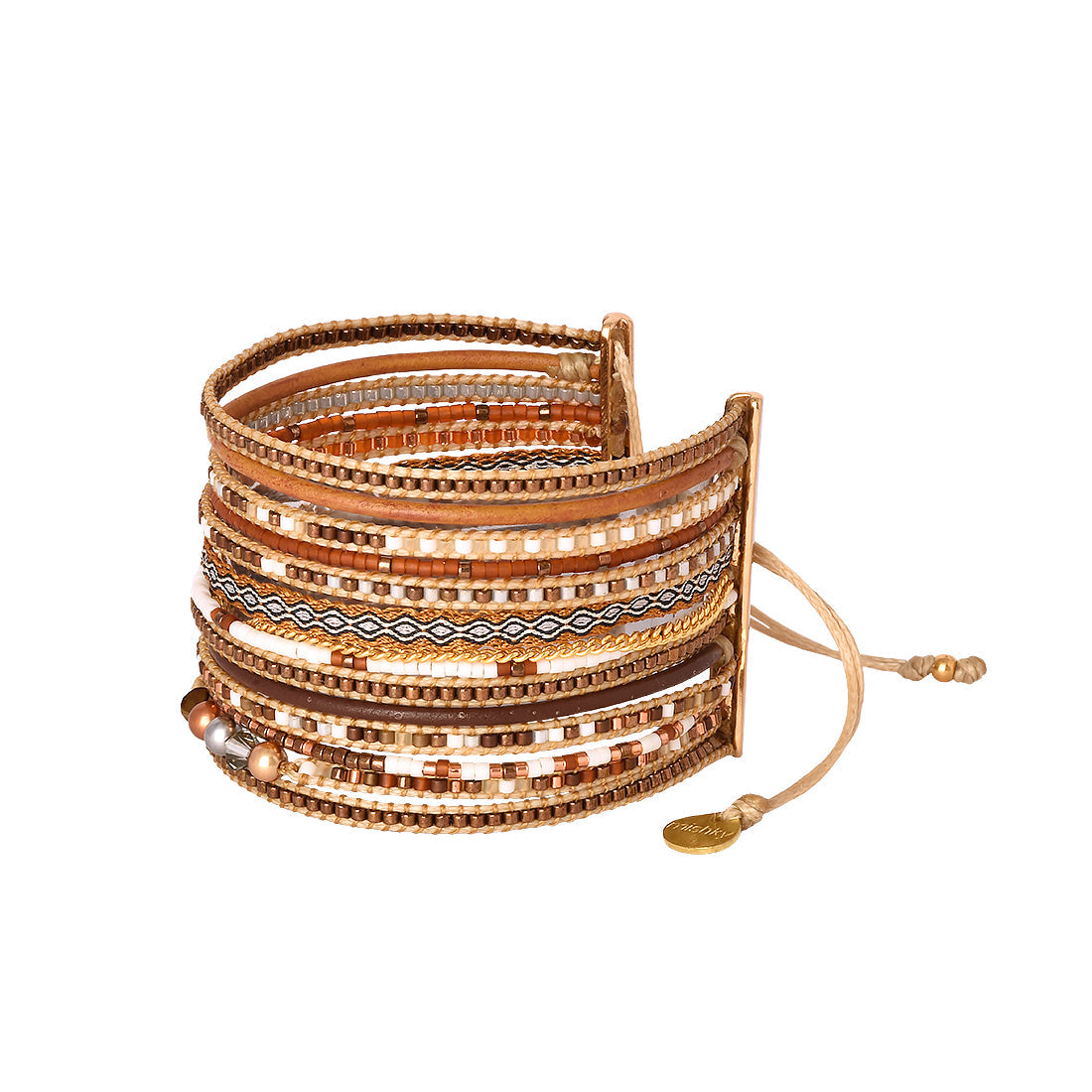 Potpourri Fusion Brown Bracelet