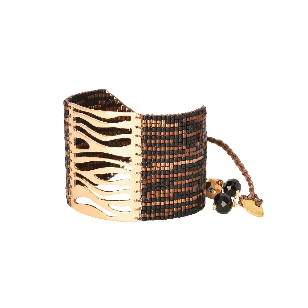 Waves Black/Brown Bracelet