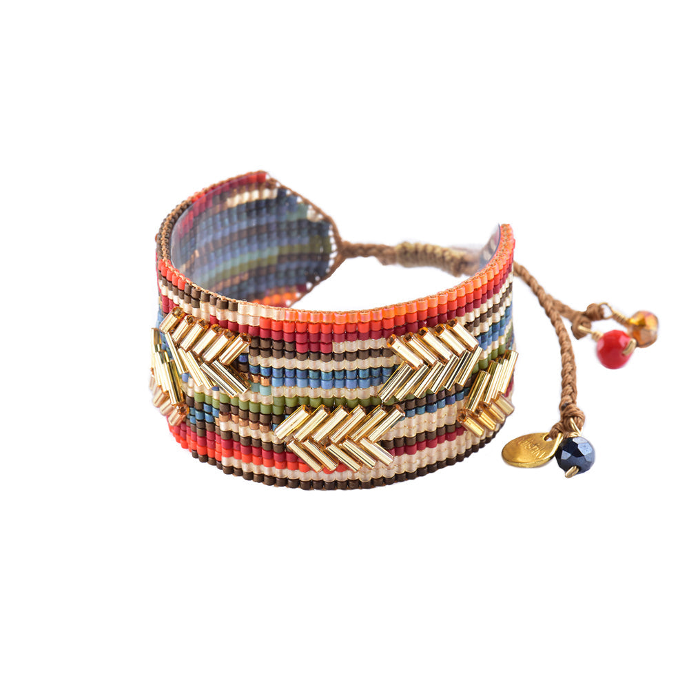 Chevron Multicolor Medium Bracelet