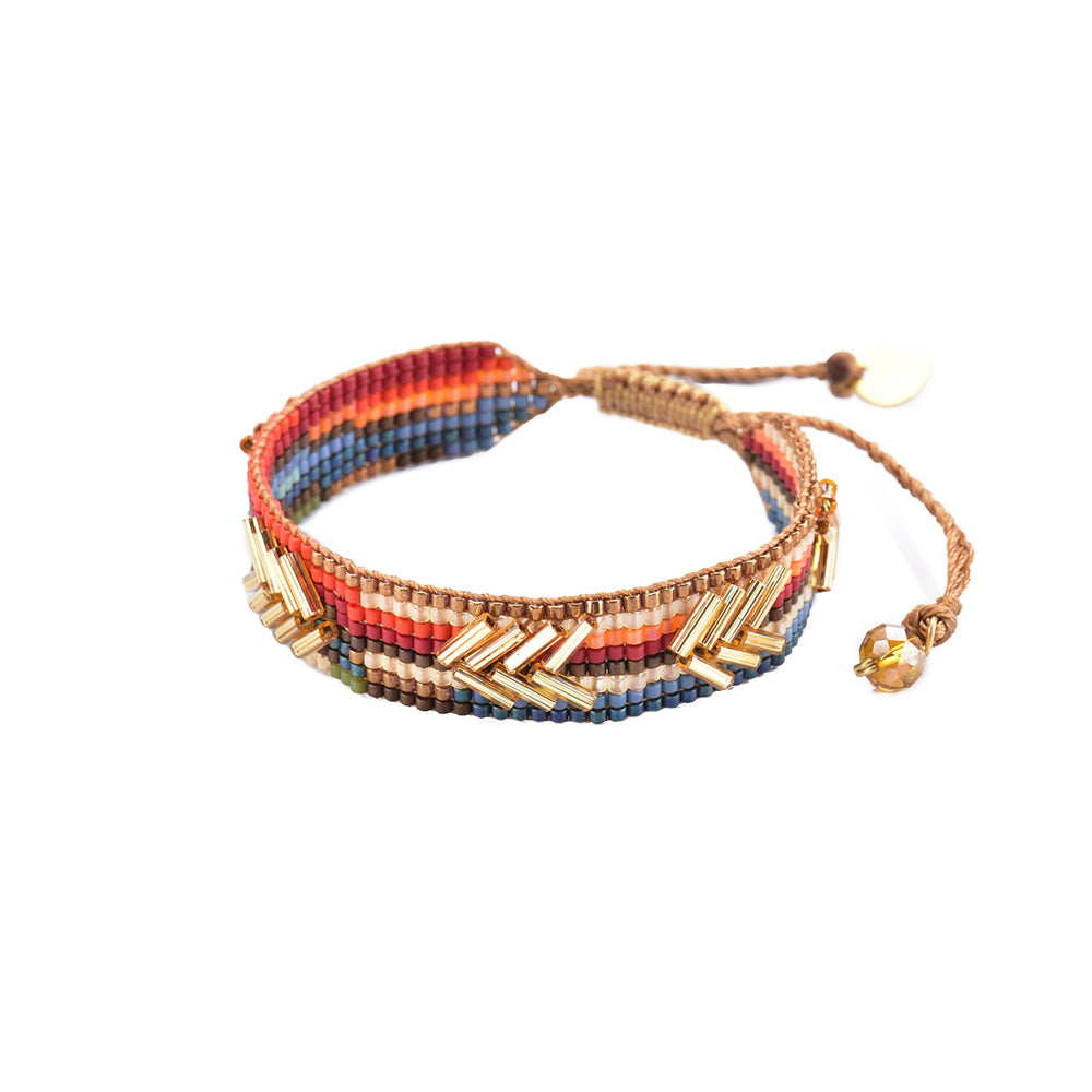 Chevron Multicolor Small Bracelet