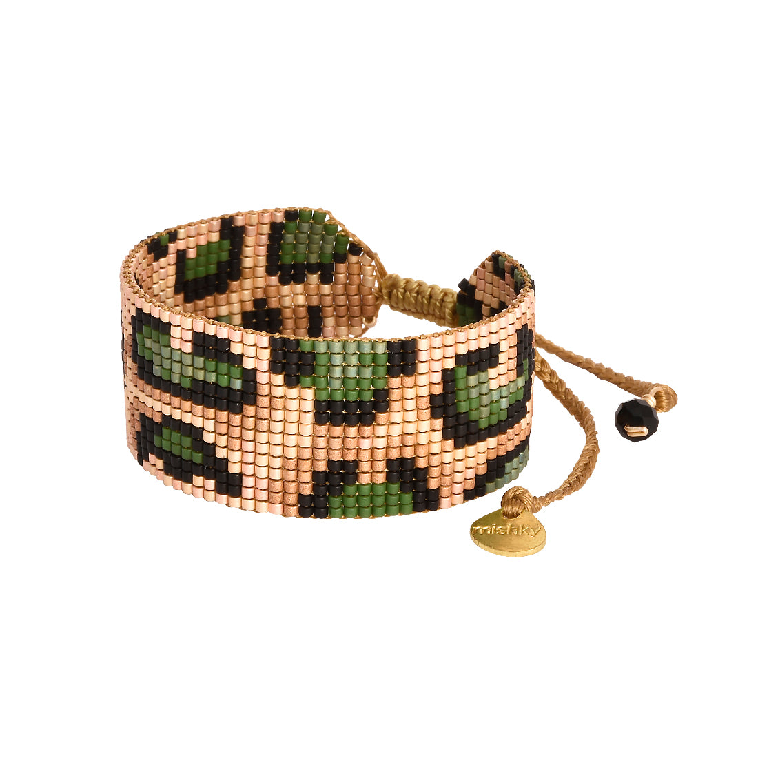 Panthera Green Camel Medium Bracelet
