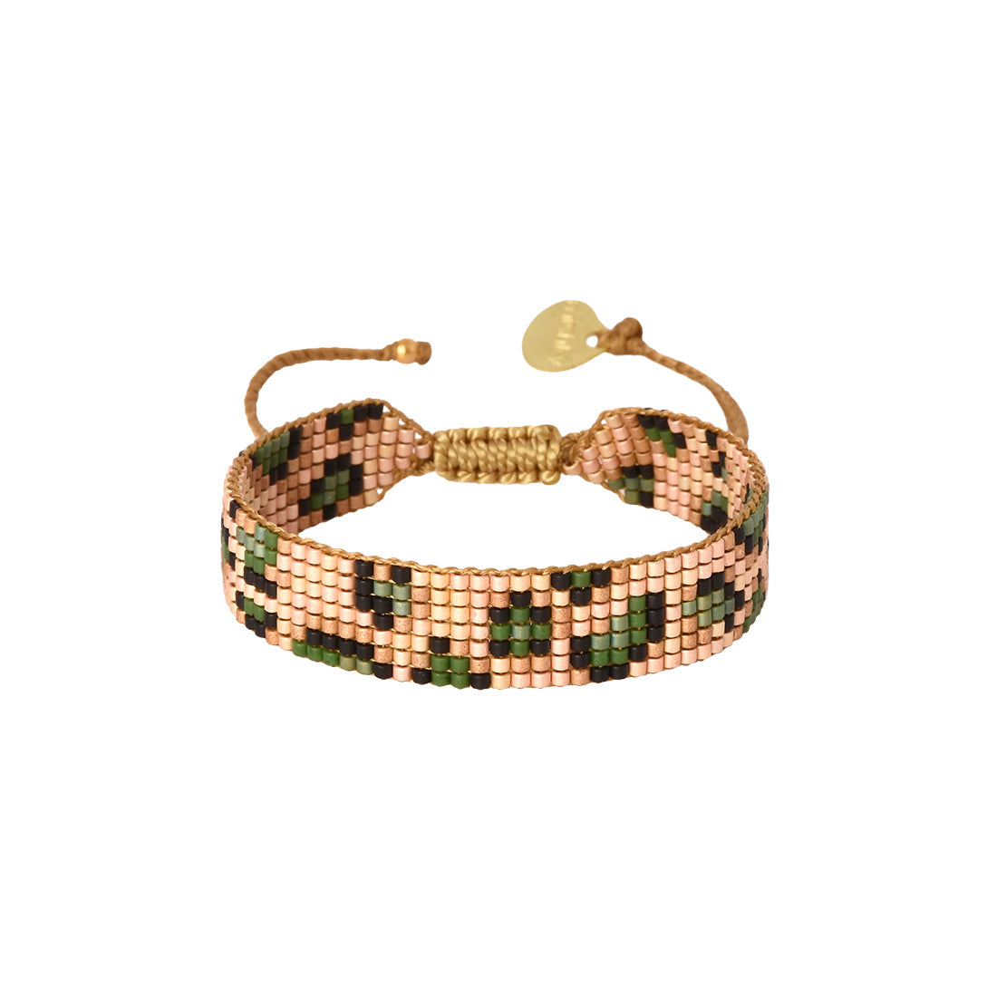 Panthera Green Camel Small Bracelet