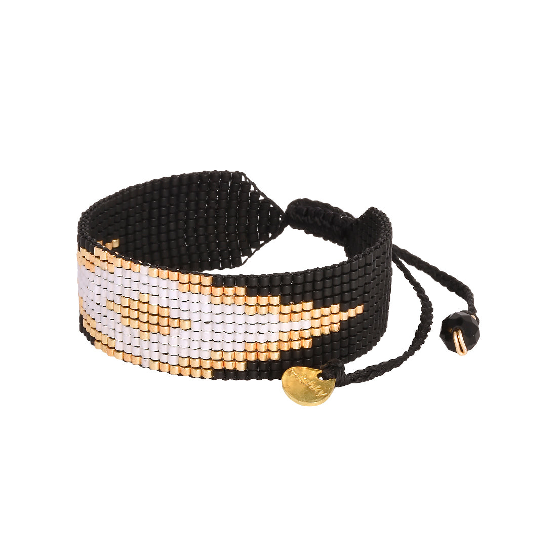 Peeky Black Small Bracelet