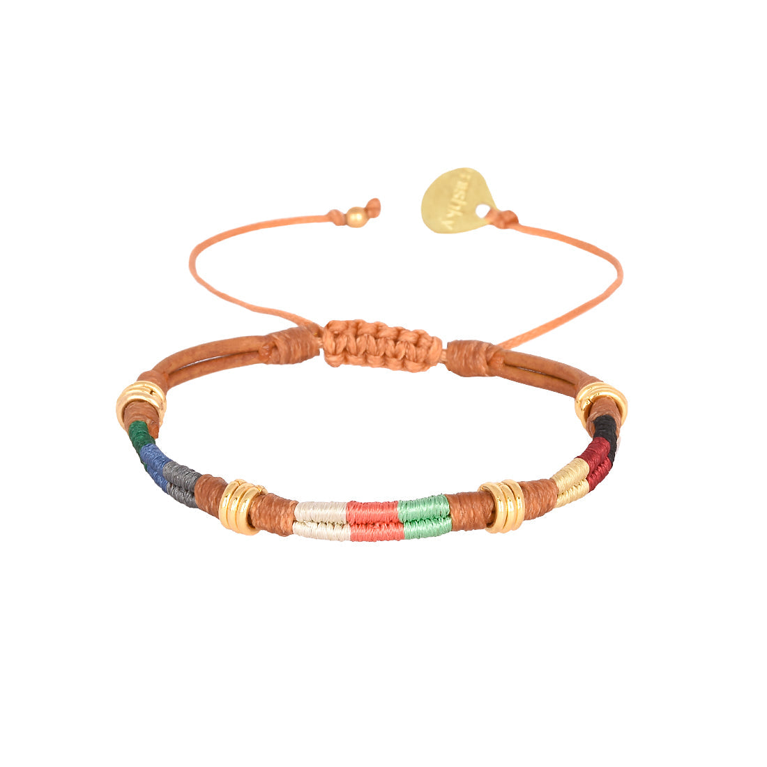 Afrique Multicolor Leather Bracelet