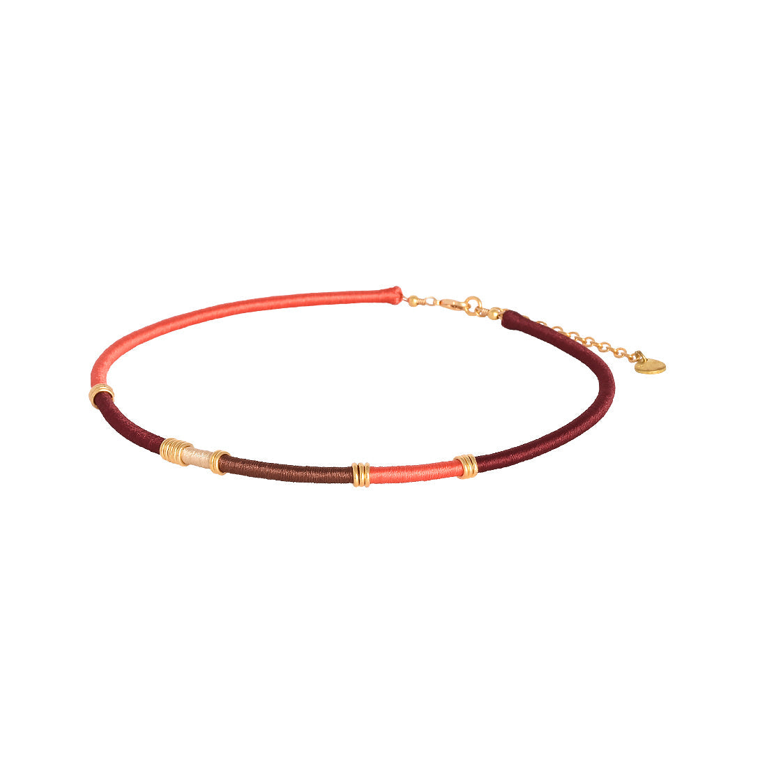 Afrique Burgundy Necklace