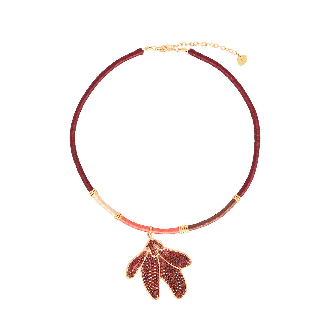 Flore Wine Necklace
